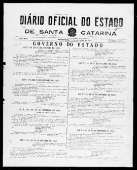 Diário Oficial do Estado de Santa Catarina. Ano 19. N° 4776 de 05/11/1952
