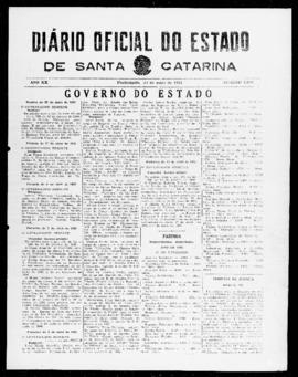 Diário Oficial do Estado de Santa Catarina. Ano 20. N° 4900 de 20/05/1953