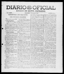 Diário Oficial do Estado de Santa Catarina. Ano 27. N° 6565 de 23/05/1960