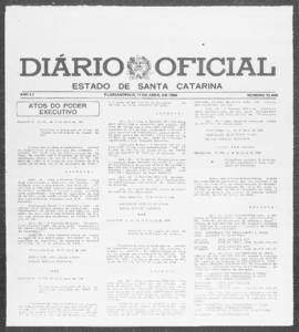 Diário Oficial do Estado de Santa Catarina. Ano 51. N° 12446 de 17/04/1984