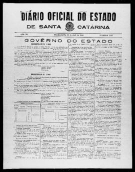 Diário Oficial do Estado de Santa Catarina. Ano 11. N° 2725 de 26/04/1944