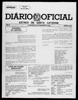 Diário Oficial do Estado de Santa Catarina. Ano 52. N° 12830 de 06/11/1985