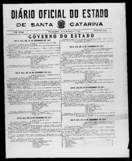 Diário Oficial do Estado de Santa Catarina. Ano 18. N° 4565 de 21/12/1951