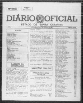 Diário Oficial do Estado de Santa Catarina. Ano 55. N° 13762 de 10/08/1989