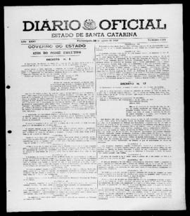 Diário Oficial do Estado de Santa Catarina. Ano 26. N° 6388 de 24/08/1959