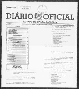 Diário Oficial do Estado de Santa Catarina. Ano 64. N° 15805 de 18/11/1997