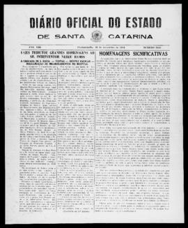 Diário Oficial do Estado de Santa Catarina. Ano 8. N° 2144 de 20/11/1941