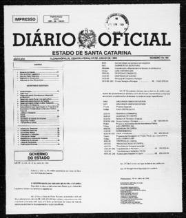 Diário Oficial do Estado de Santa Catarina. Ano 66. N° 16192 de 23/06/1999