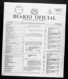 Diário Oficial do Estado de Santa Catarina. Ano 73. N° 18106 de 19/04/2007