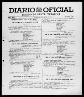Diário Oficial do Estado de Santa Catarina. Ano 26. N° 6390 de 26/08/1959