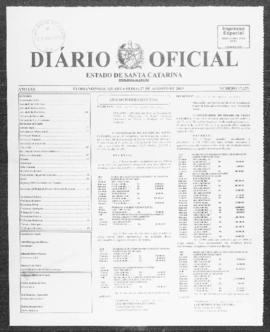 Diário Oficial do Estado de Santa Catarina. Ano 70. N° 17225 de 27/08/2003