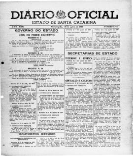 Diário Oficial do Estado de Santa Catarina. Ano 24. Nº 5916 de 13/08/1957