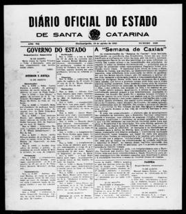 Diário Oficial do Estado de Santa Catarina. Ano 7. N° 1829 de 19/08/1940