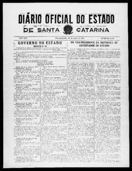 Diário Oficial do Estado de Santa Catarina. Ano 14. N° 3515 de 28/07/1947