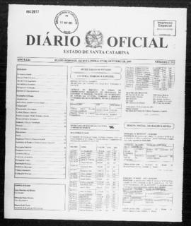 Diário Oficial do Estado de Santa Catarina. Ano 71. N° 17752 de 27/10/2005