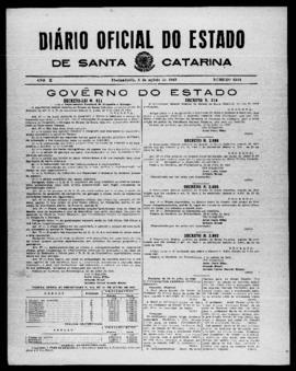 Diário Oficial do Estado de Santa Catarina. Ano 10. N° 2554 de 03/08/1943
