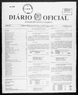 Diário Oficial do Estado de Santa Catarina. Ano 71. N° 17742 de 13/10/2005