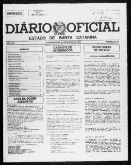 Diário Oficial do Estado de Santa Catarina. Ano 58. N° 14757 de 23/08/1993