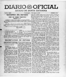 Diário Oficial do Estado de Santa Catarina. Ano 24. Nº 5909 de 02/08/1957
