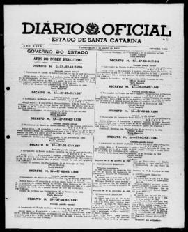 Diário Oficial do Estado de Santa Catarina. Ano 29. N° 7002 de 02/03/1962