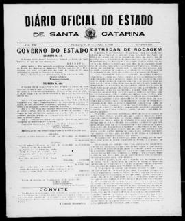 Diário Oficial do Estado de Santa Catarina. Ano 8. N° 2128 de 27/10/1941