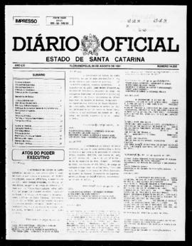 Diário Oficial do Estado de Santa Catarina. Ano 56. N° 14252 de 08/08/1991
