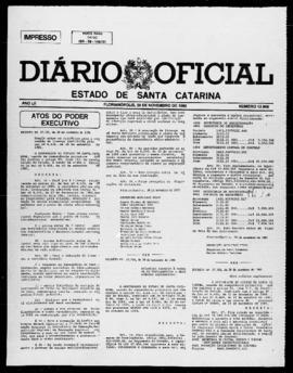 Diário Oficial do Estado de Santa Catarina. Ano 52. N° 12846 de 29/11/1985