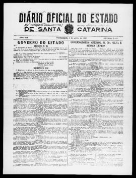 Diário Oficial do Estado de Santa Catarina. Ano 14. N° 3519 de 01/08/1947