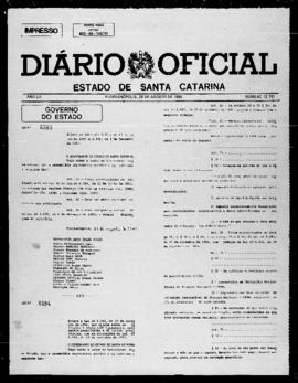 Diário Oficial do Estado de Santa Catarina. Ano 52. N° 12781 de 28/08/1985
