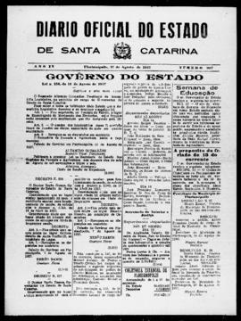Diário Oficial do Estado de Santa Catarina. Ano 4. N° 997 de 17/08/1937
