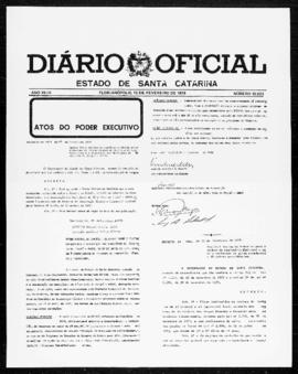Diário Oficial do Estado de Santa Catarina. Ano 43. N° 10923 de 15/02/1978