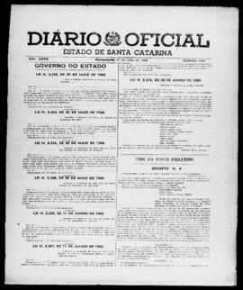 Diário Oficial do Estado de Santa Catarina. Ano 27. N° 6591 de 01/07/1960