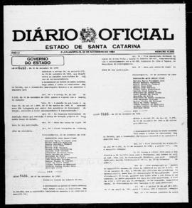 Diário Oficial do Estado de Santa Catarina. Ano 51. N° 12593 de 22/11/1984