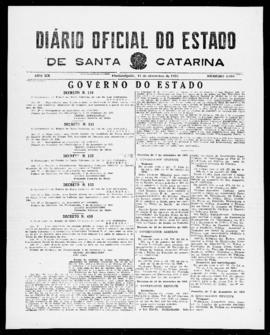 Diário Oficial do Estado de Santa Catarina. Ano 20. N° 5038 de 11/12/1953