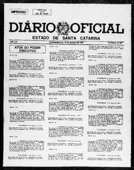 Diário Oficial do Estado de Santa Catarina. Ano 53. N° 13164 de 15/03/1987