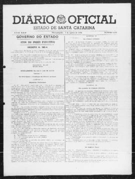 Diário Oficial do Estado de Santa Catarina. Ano 25. N° 6141 de 04/08/1958