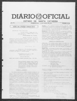 Diário Oficial do Estado de Santa Catarina. Ano 40. N° 10297 de 12/08/1975