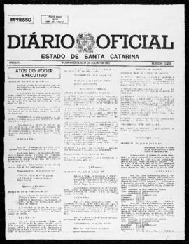 Diário Oficial do Estado de Santa Catarina. Ano 53. N° 13255 de 27/07/1987