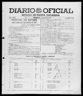 Diário Oficial do Estado de Santa Catarina. Ano 26. N° 6376 de 07/08/1959