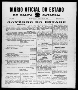 Diário Oficial do Estado de Santa Catarina. Ano 7. N° 1904 de 05/12/1940