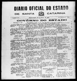 Diário Oficial do Estado de Santa Catarina. Ano 4. N° 905 de 20/04/1937