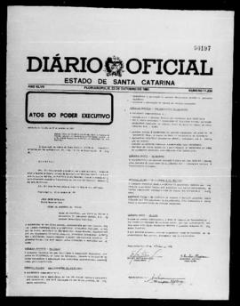 Diário Oficial do Estado de Santa Catarina. Ano 47. N° 11834 de 23/10/1981