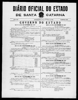 Diário Oficial do Estado de Santa Catarina. Ano 14. N° 3589 de 14/11/1947
