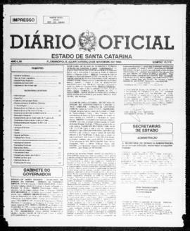 Diário Oficial do Estado de Santa Catarina. Ano 62. N° 15316 de 29/11/1995