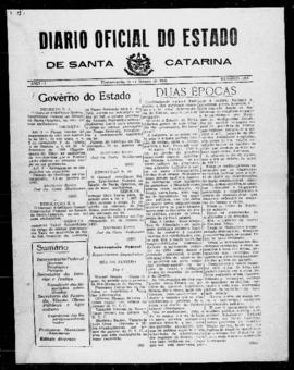 Diário Oficial do Estado de Santa Catarina. Ano 1. N° 253 de 16/01/1935
