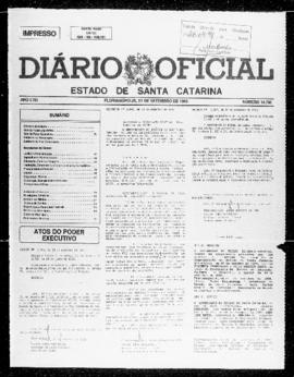 Diário Oficial do Estado de Santa Catarina. Ano 58. N° 14780 de 27/09/1993