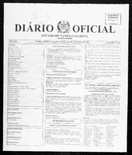 Diário Oficial do Estado de Santa Catarina. Ano 70. N° 17256 de 09/10/2003