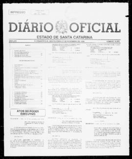 Diário Oficial do Estado de Santa Catarina. Ano 65. N° 16053 de 27/11/1998