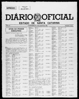 Diário Oficial do Estado de Santa Catarina. Ano 53. N° 13231 de 23/06/1987