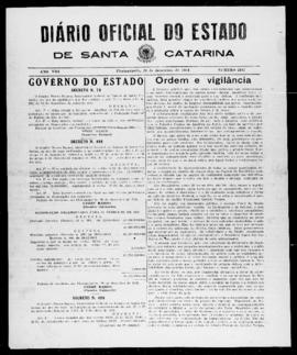 Diário Oficial do Estado de Santa Catarina. Ano 8. N° 2167 de 29/12/1941